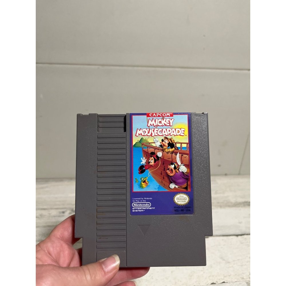Mickey Mousecapade NES game circa 1985